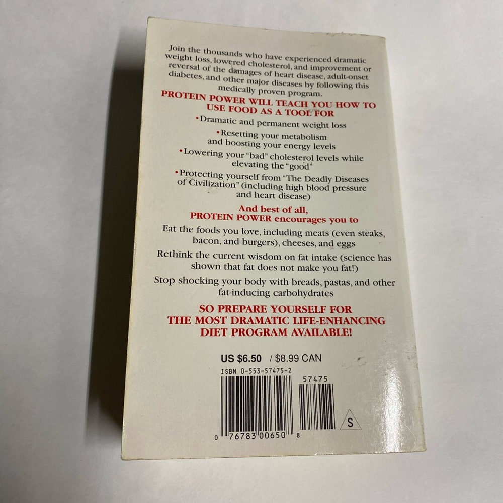 * Protein Power Paperback Book - Picture 2 of 8
